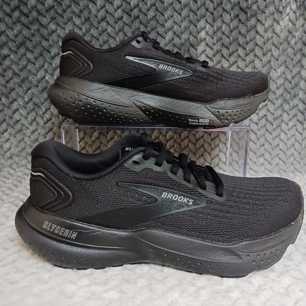 Brooks Glycerin 21 Black Women's Walking Running Sneakers Shoes Size 6.5